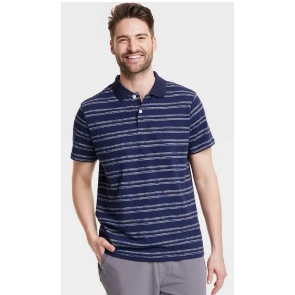 Goodfellow & Co. Men's Striped Polo Shirt